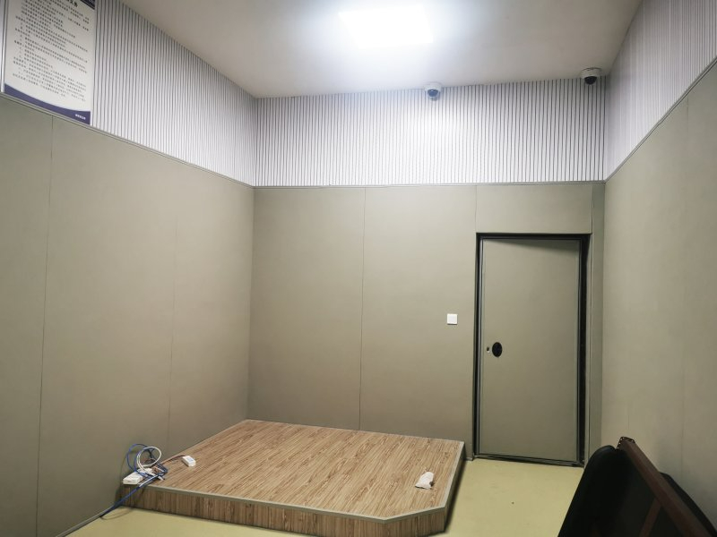 最近留置室軟包室內(nèi)布置